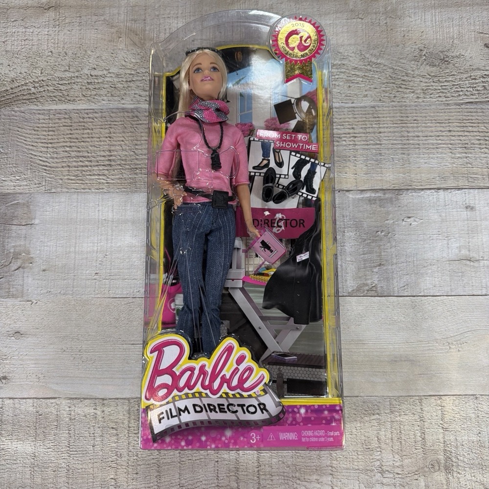Barbie Film Director Doll 2015 Career of the Year Mattel New in‎ Box CCP42 NIB